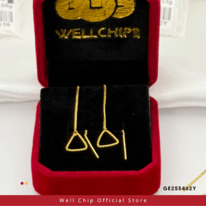Anting emas 916, 916 Gold drop Earrings