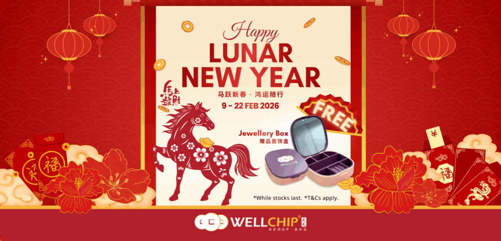 CNY promosi kedai emas well chip 2026