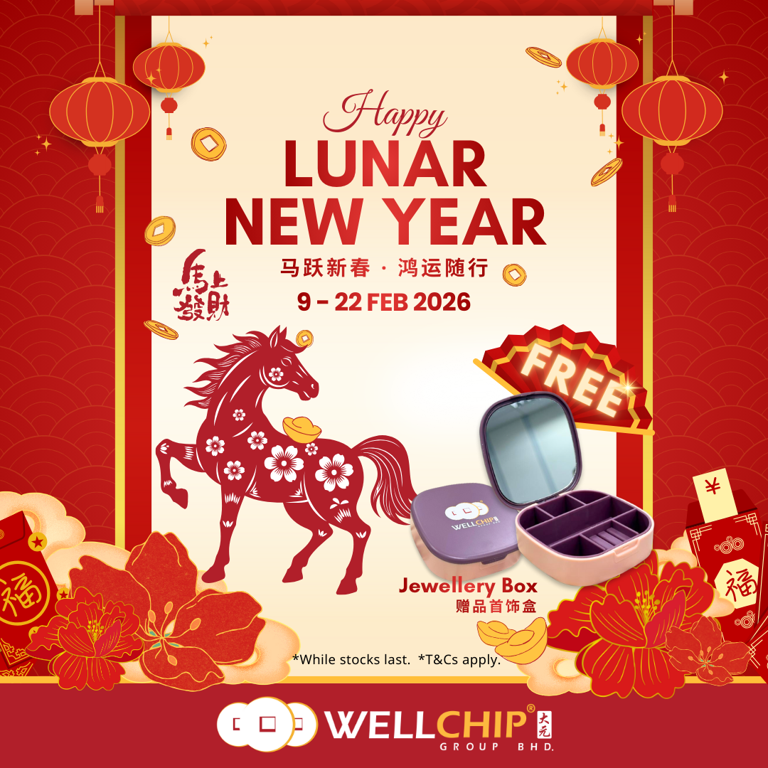 CNY promosi kedai emas well chip 2026