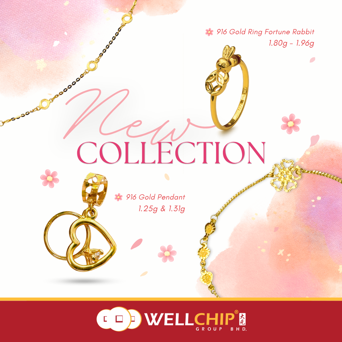 Koleksi emas 916 terbaru