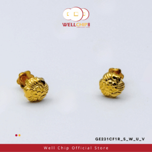 916 GOLD LADIES EARSTUD - GE231CF1R_S_W_U_V