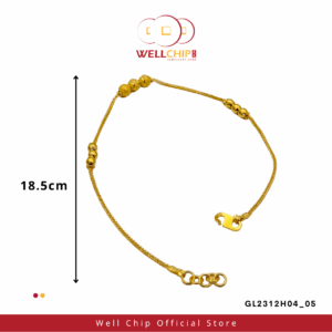 916 GOLD LADIES BRACELET - GL2312H04_05