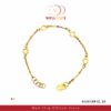 916 GOLD LADIES POLO/TAN KOU/DISCO WT BALL BRACELET - GL231DR1Z