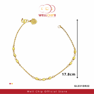 gelang tangan emas 916